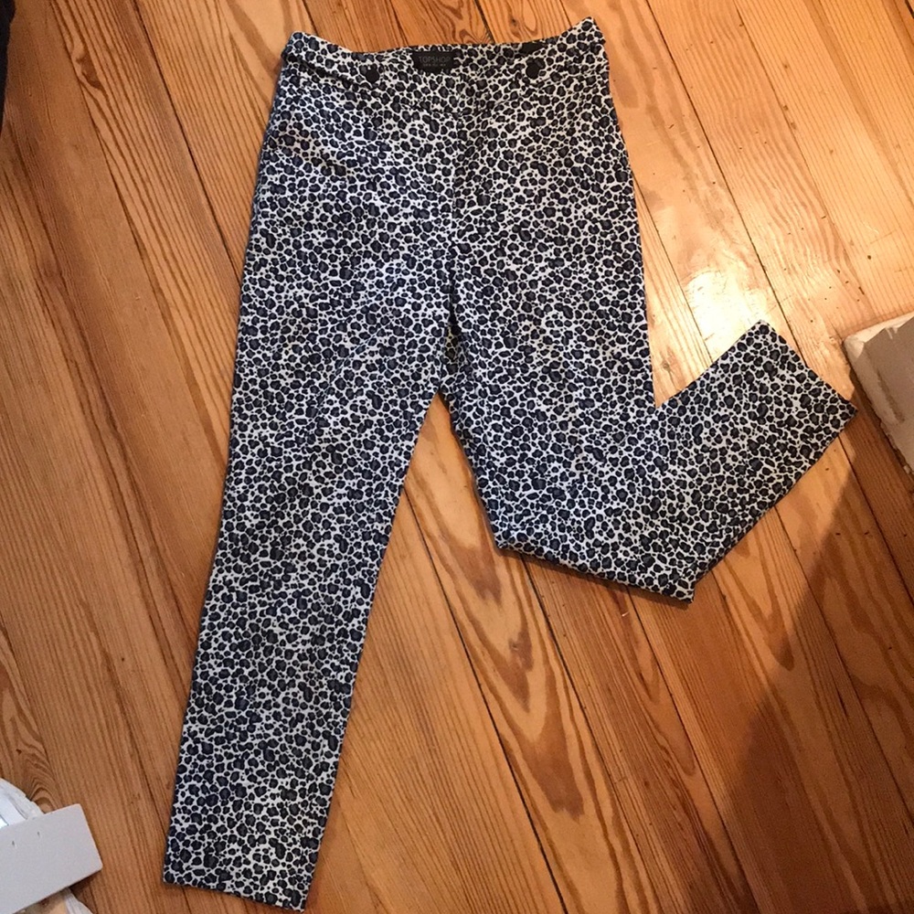 Leopard print trousers